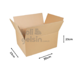 30x23x23 Tek Oluklu Taşıma Kolisi