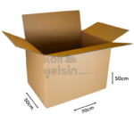 70X50X50 Çift Oluklu Koli